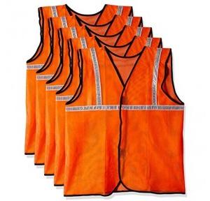 Safari Pro Orange 1 Inch Reflective Safety Jacket, Fabric Type